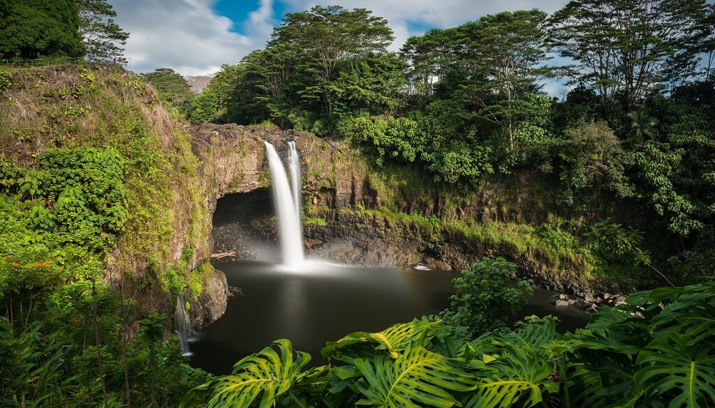 A Beautiful Waterfall Shows What Is the Big Island of Hawaii Known For