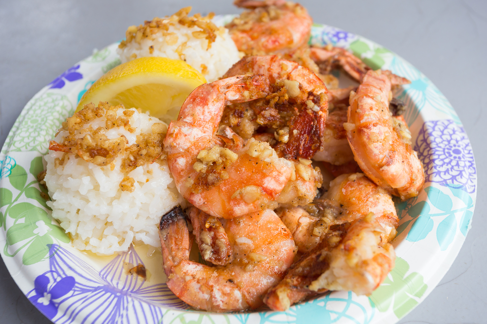 What Is a Hawaiian Plate Lunch? Discovering Hawaii's Ono Grinds. Shrimp Plate.